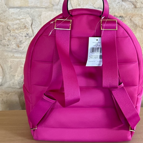 Kate Spade New York Ella puffy backpack candied pink NWT Authentic - Picture 5 of 9